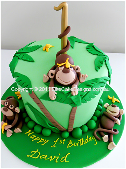 jungle baby shower Birthday Cake, Sydney Wild Jungle Birthday Cakes 21st